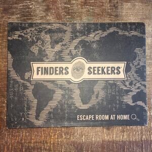 NEW OPEN BOX Finders Seekers March 2022 Escape Room Box Family Fun Night Game